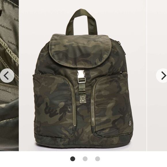 camo lululemon backpack